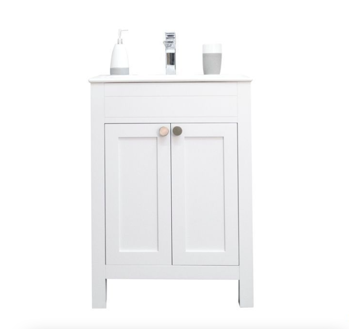 Aria White Vanity