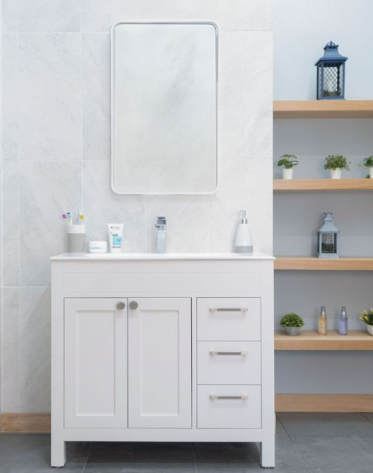 Aria White Vanity