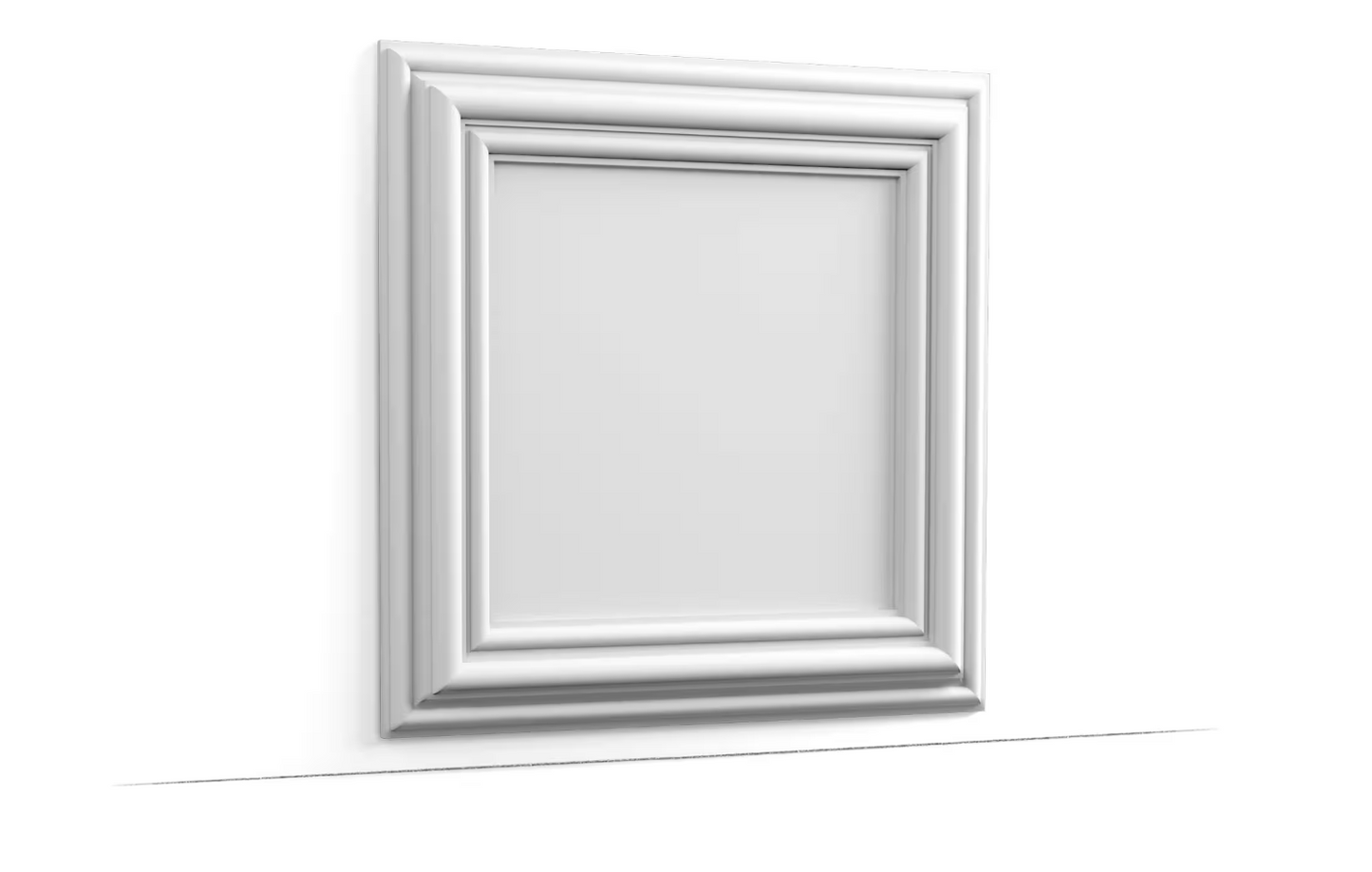 3D Wall Moulding Square W121