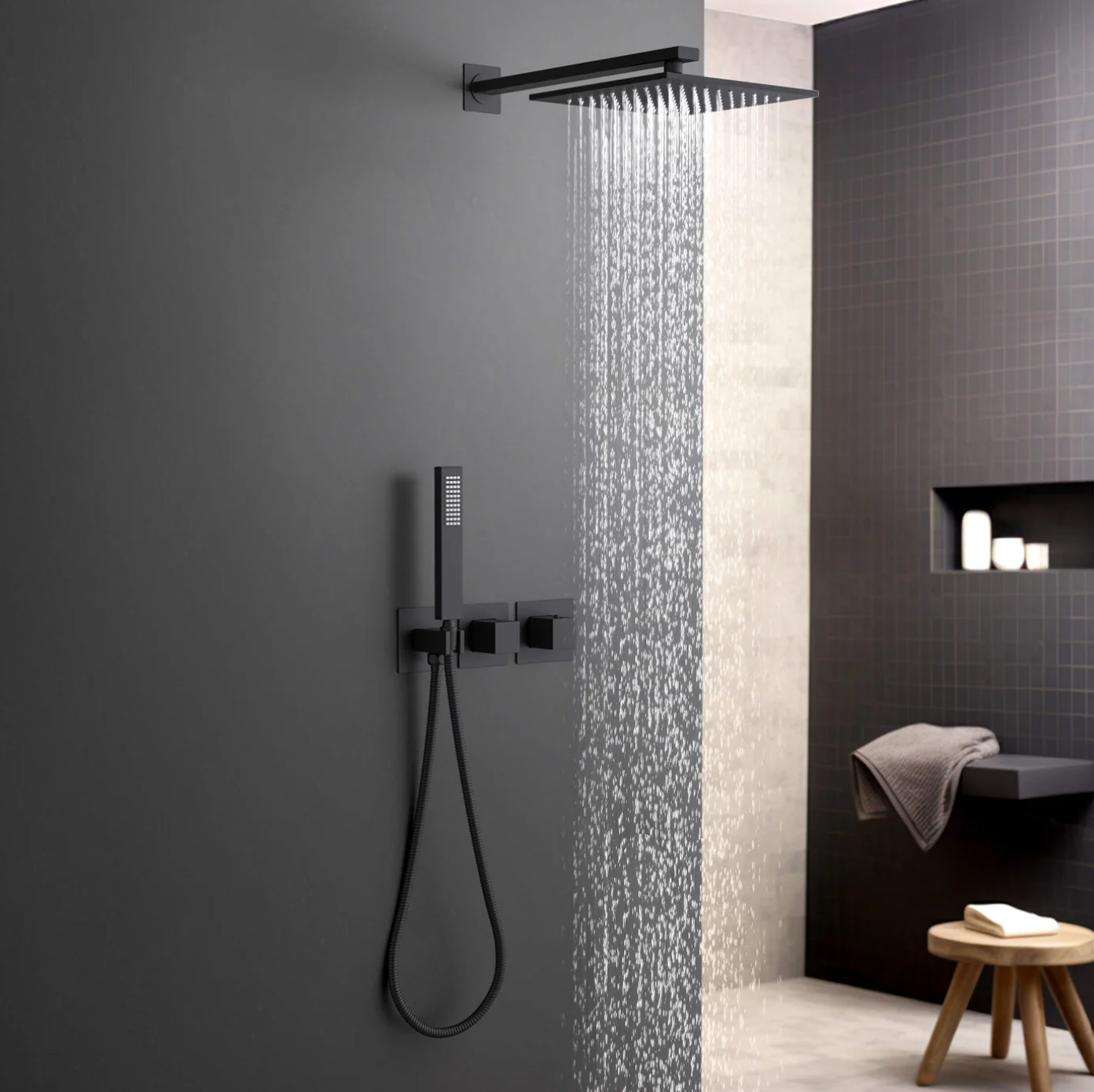Wall Mount Shower Column with Rough In Valve - CSF-4014