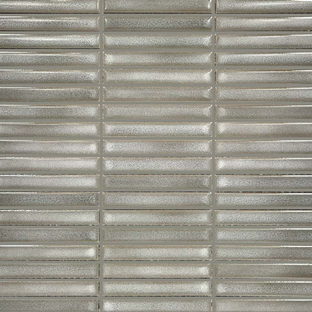 Porcelain Geometrics Stick Mosaic Grey