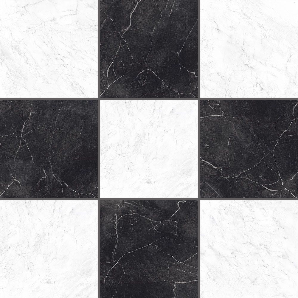 Marmo Classico Nero Porcelain Tile Matte 12"x12"