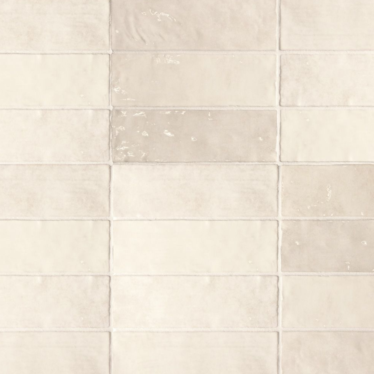 Ceramic Tile Zellige Wheat Glossy 2.5"x8"
