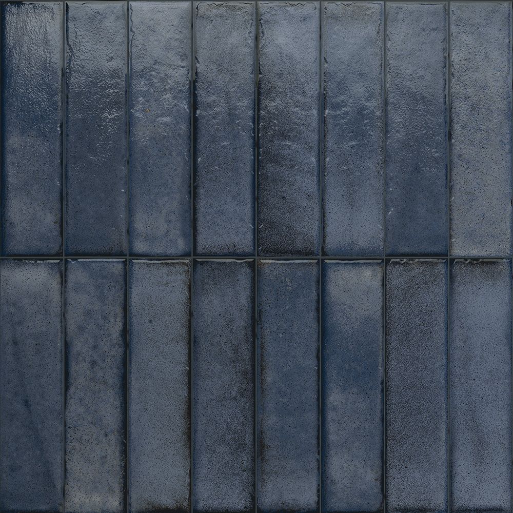 Porcelain Subway Tile Botanical Ocean Glossy 2"x8"