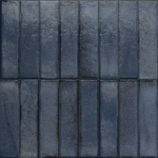 Porcelain Subway Tile Botanical Ocean Glossy 2"x8"