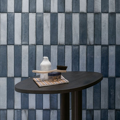 Porcelain Subway Tile Botanical Artic Glossy 2"x8"