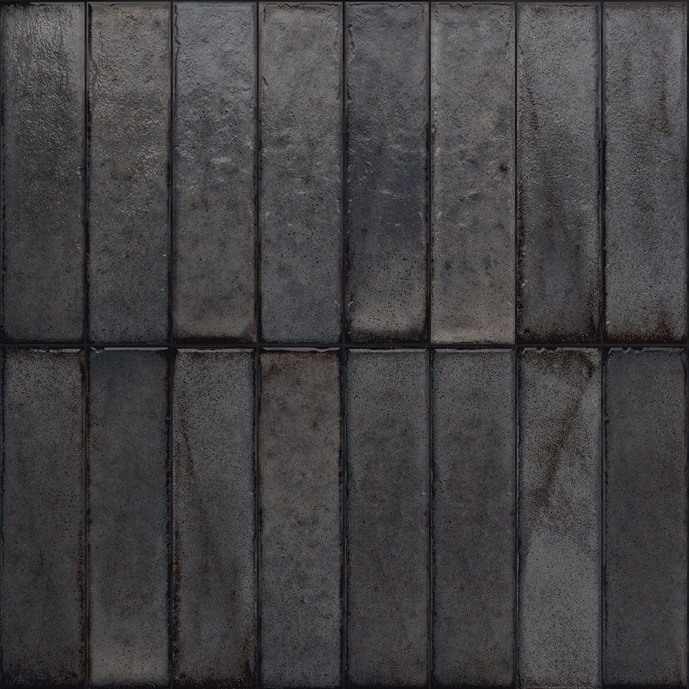 Porcelain Subway Tile Botanical Smoke Glossy 2"x8"