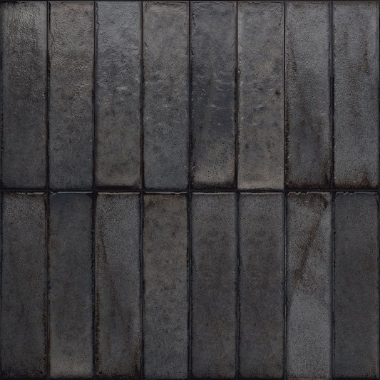 Porcelain Subway Tile Botanical Smoke Glossy 2"x8"