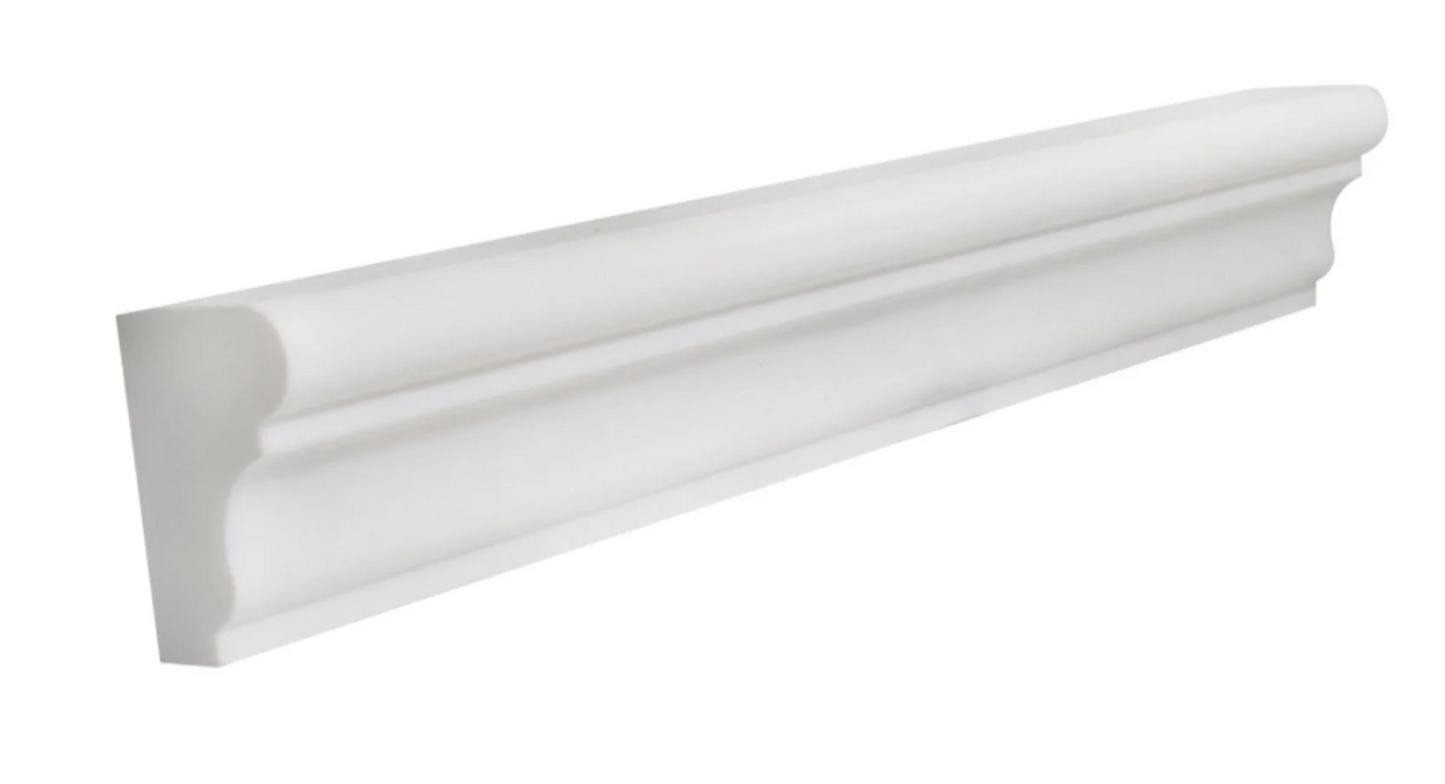 Dolomite Marble Liner Crown Molding Polished 2"x12"