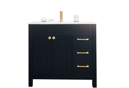 Aria Black Vanity