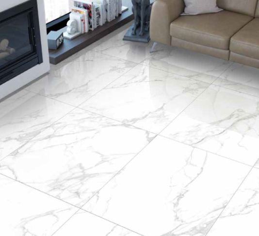 Porcelain Tile Carrara Pearl Polished 24"x48"