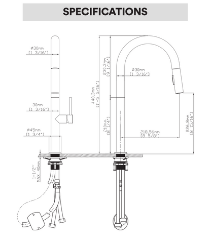 Kitchen Faucet Pull-Out FF