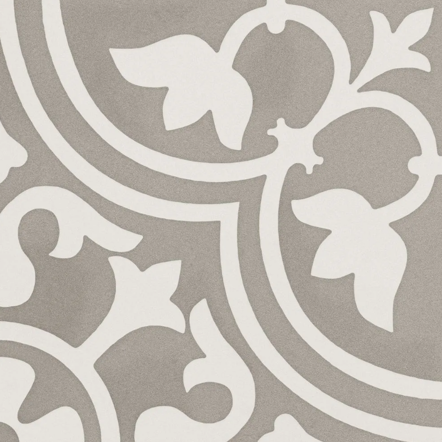 Original Clover Taupe Porcelain Patterned Tile Matte 8"x8"