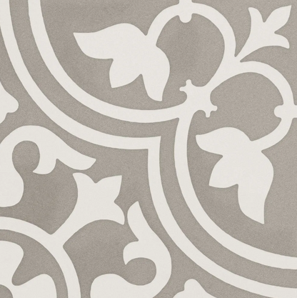 Original Clover Taupe Porcelain Patterned Tile Matte 8"x8"
