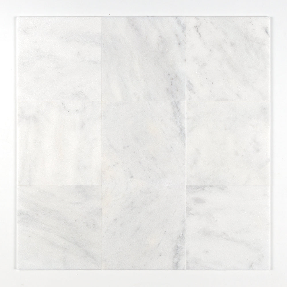 Glacier Marble Tile Honed 12"x12"x3/8"