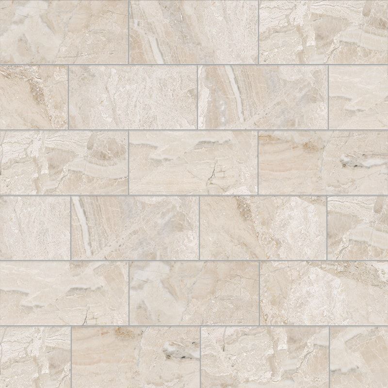 Diana Royal Marble Tile Polished 3"x6"x3/8"