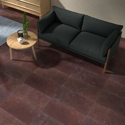 Red Bordeaux Honed Marble Tile 12"x24"x1/2"