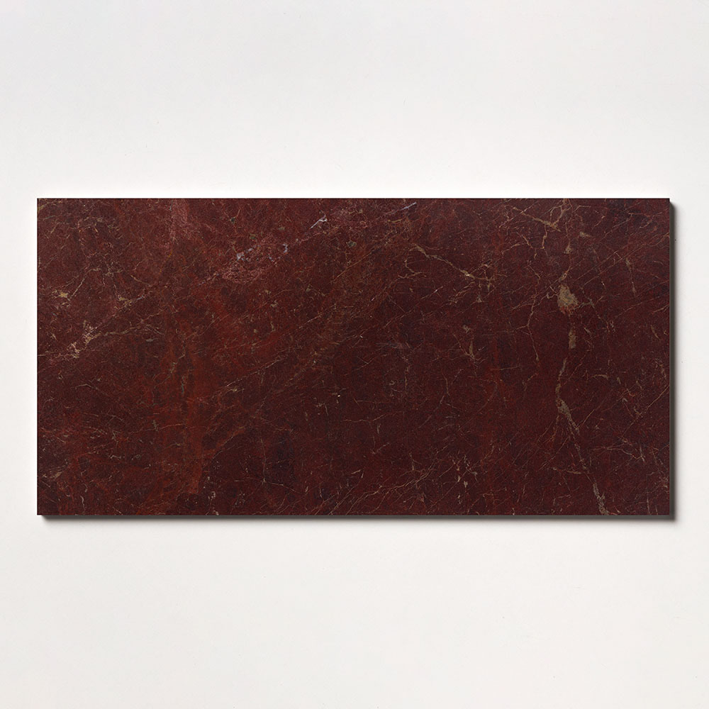 Red Bordeaux Honed Marble Tile 12"x24"x1/2"