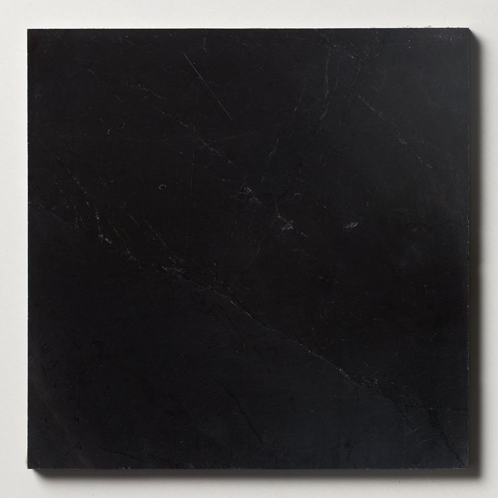 Nero Marquina Marble Tile Honed 12"x12"x3/8"