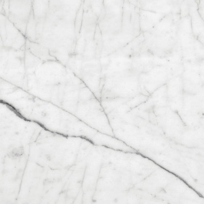 Bianco Carrara Marble Tile Polished 12"x12"x3/8"