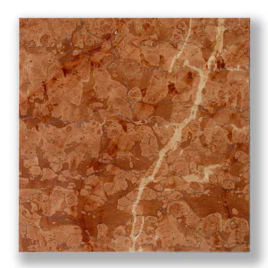 Red Verona Marble Tile Honed 12"x12"x3/8"