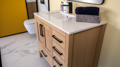 Ashley Natural Oak Vanity