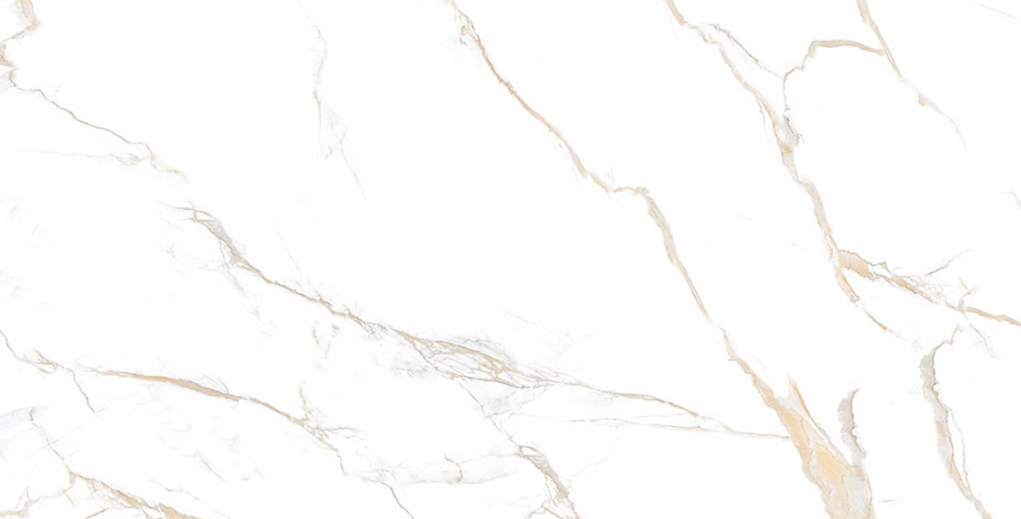 Porcelain Tile Calacatta Gold Polished 24"x48" $8.99/SF