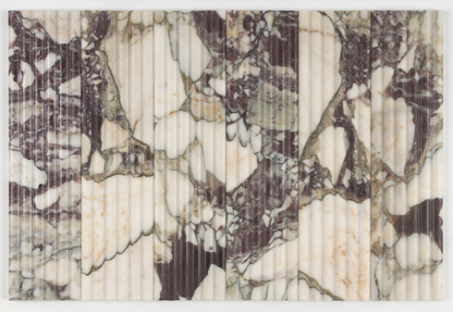 Calacatta Viola Marble Fluted Tile Honed 6"x24"x3/4"