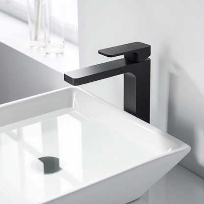 Fusion Single Handle Bathroom Vessel Sink Faucet with Pop Up Drain - CBF-1018