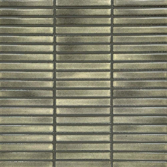 Porcelain Geometrics Stick Mosaic Brown