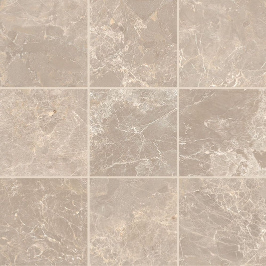 Marmo Classico Taupe Porcelain Tile Matte 12"x12"