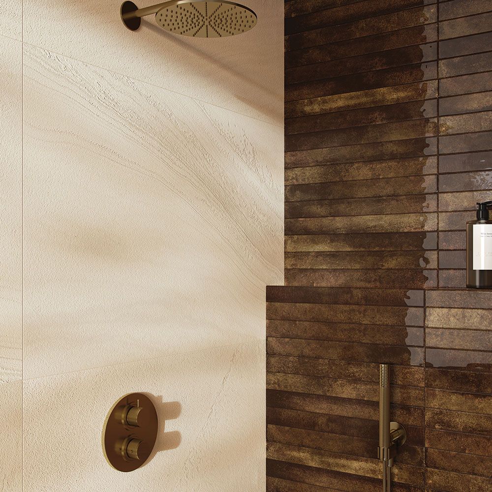 Porcelain Subway Tile Stratto Chocolate Glossy 2