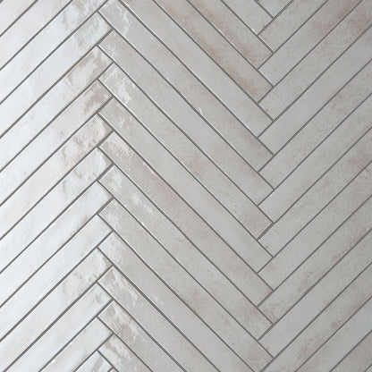 Porcelain Subway Tile Stratto Ivory Glossy 2"x18"