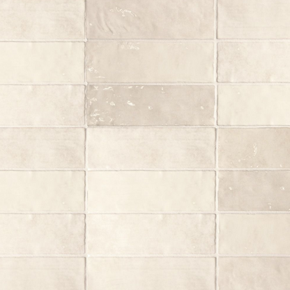 Ceramic Tile Zellige Wheat Glossy 2.5"x8"